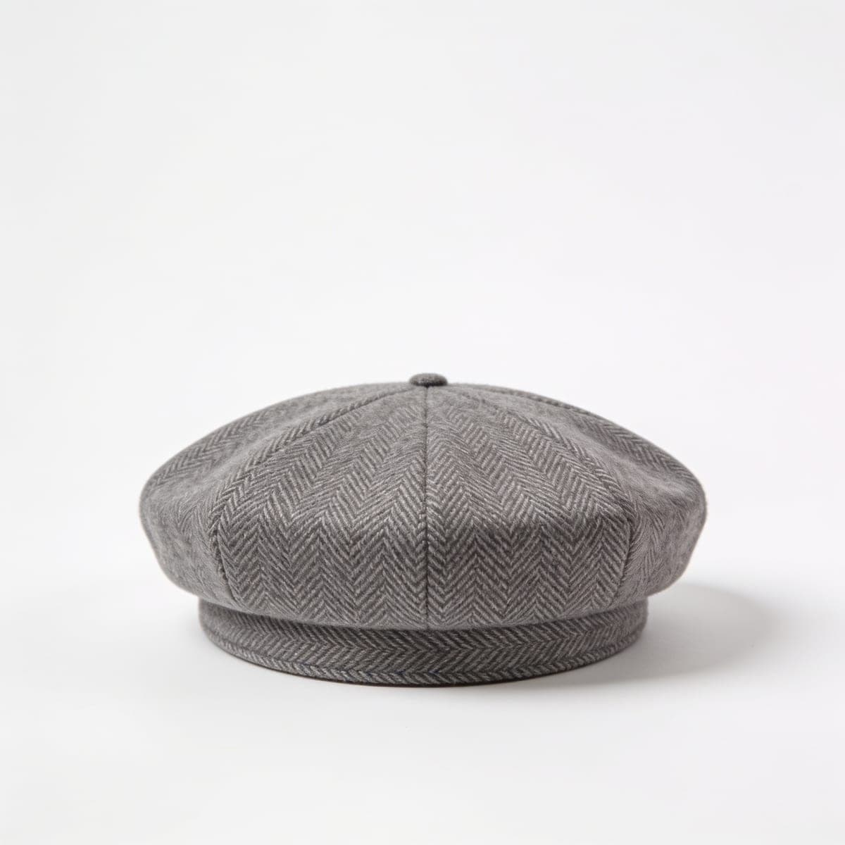 Newsboy Cap with Snap Brim