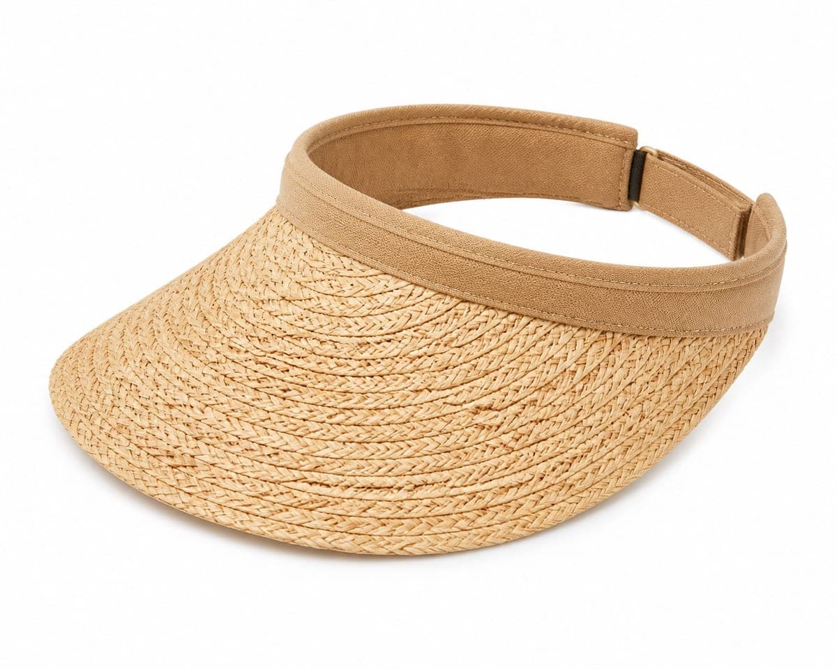 Straw Woven Sun Visor
