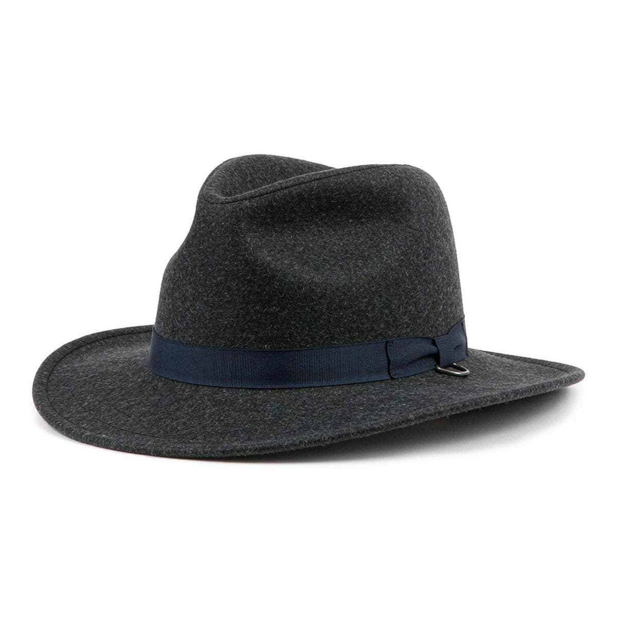 Wool Felt Outback Hat — Charcoal