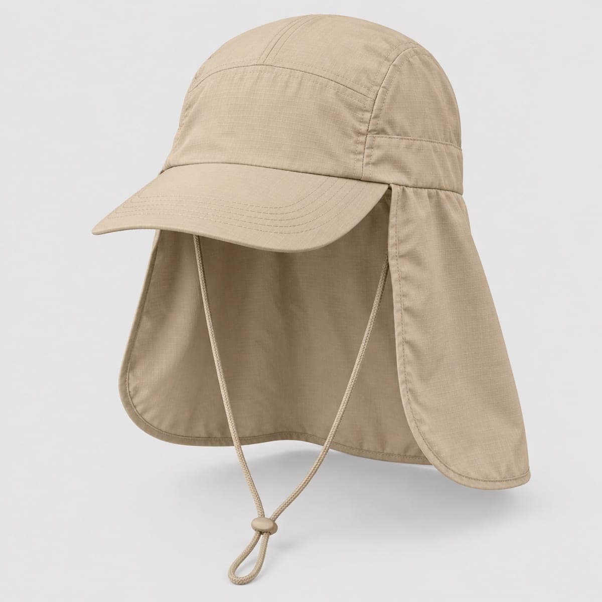 Legionnaire Cap with Neck Flap — Sand