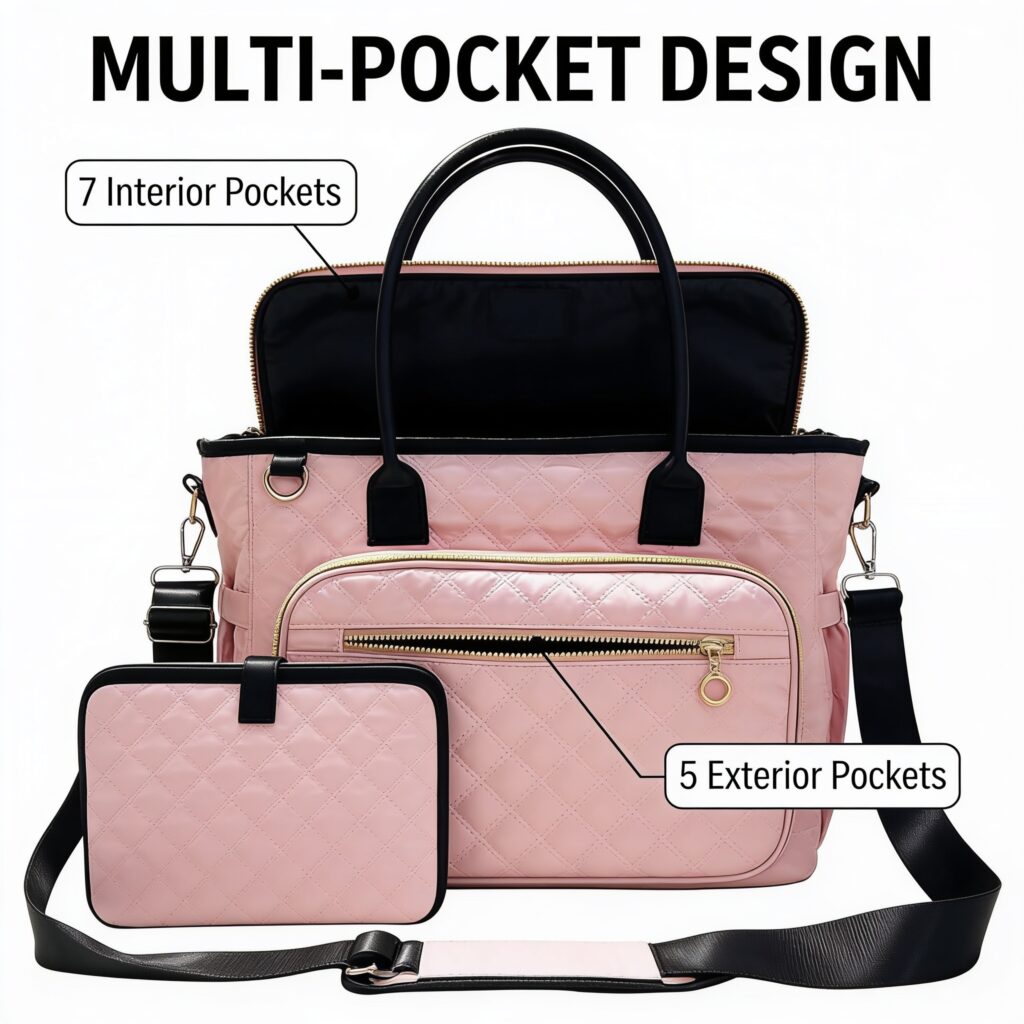 mom bag pockets