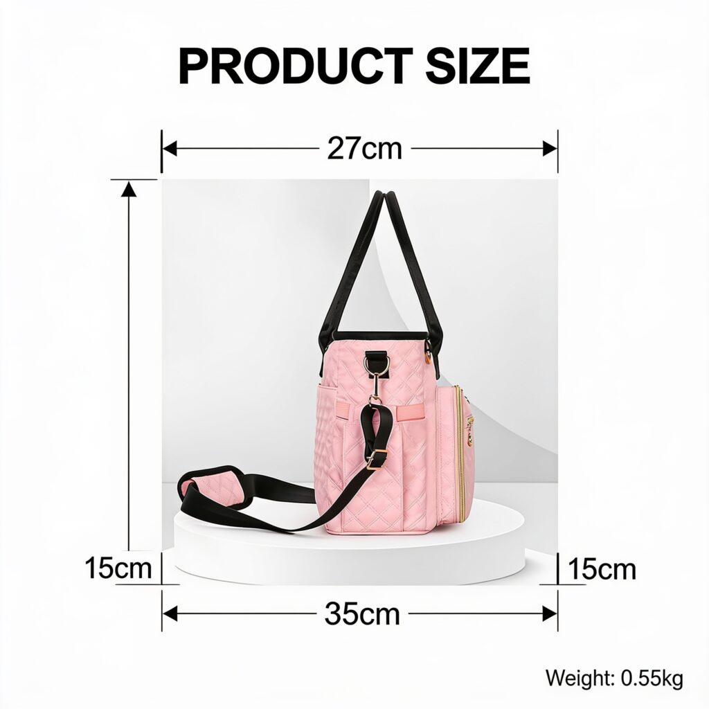 mom bag size